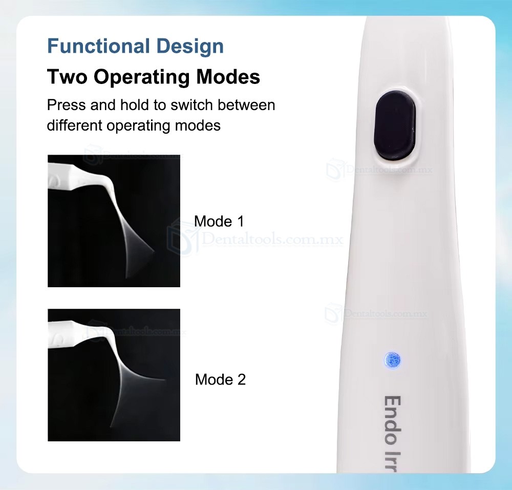 Activador ultras&oacute;nico inal&aacute;mbrico para endodoncia con 20 puntas